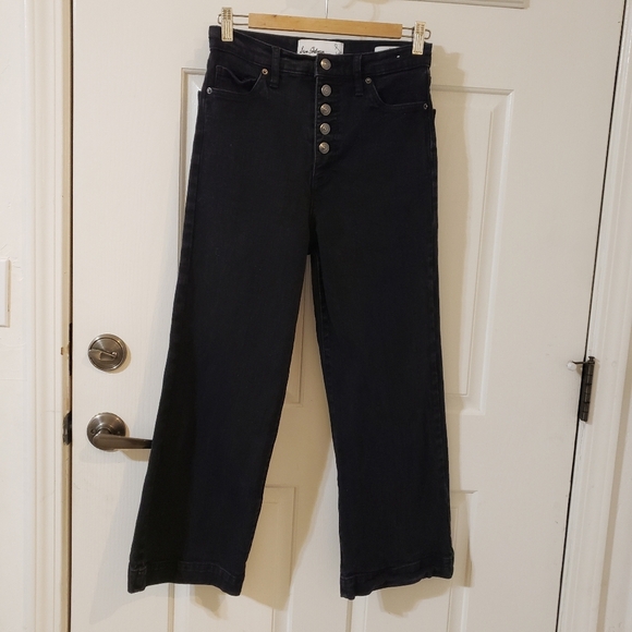 Sam Edelman Women's Black Button-Fly Jeans Size 27 - Picture 1 of 10